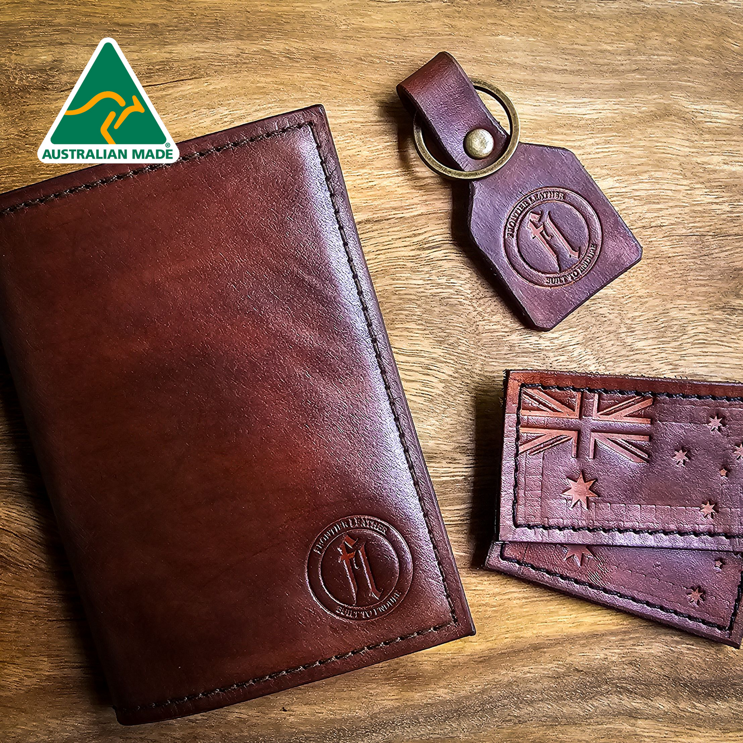 Leather Keyring - Frontier Leather