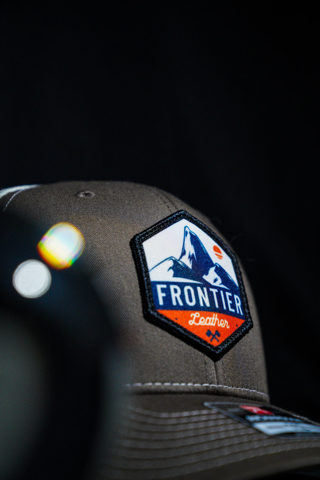 Trucker hat - Brown - Mountain patch