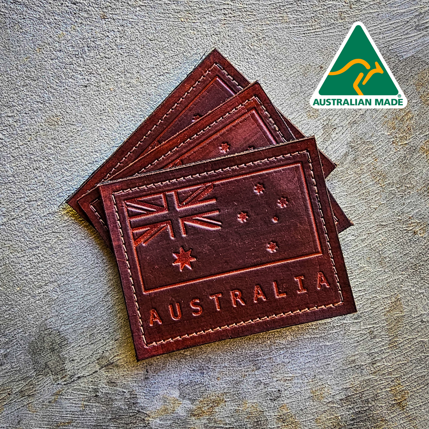 Frontier Leather Australia patch - Large size