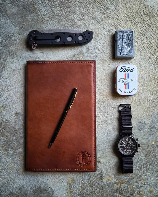 Executive Leather Notebook Cover – Large (A5) Moleskine Cover