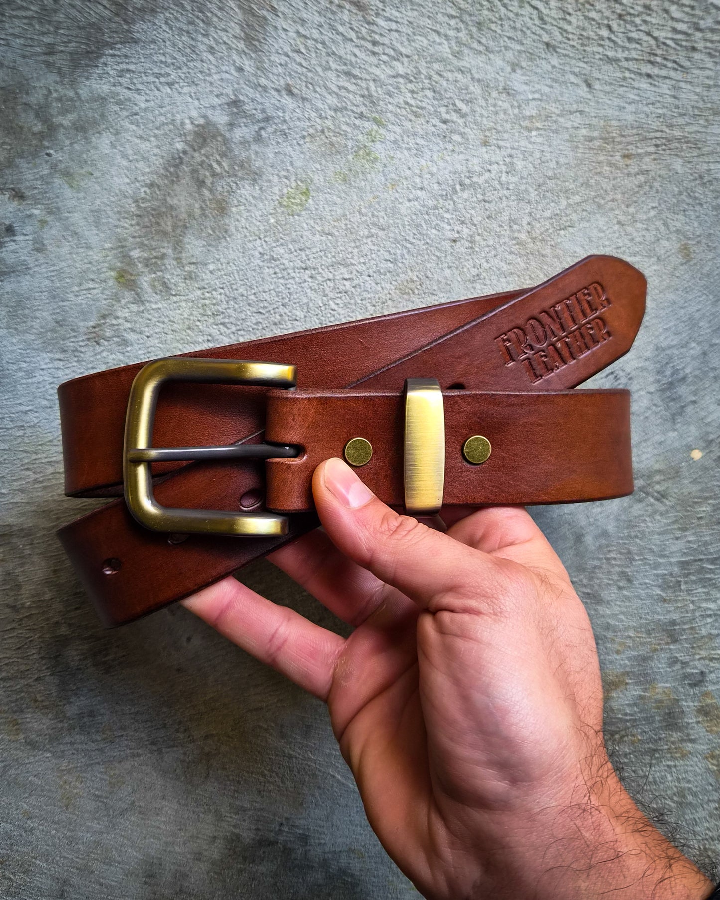 The STOCKMAN Belt - Leather Work Belt