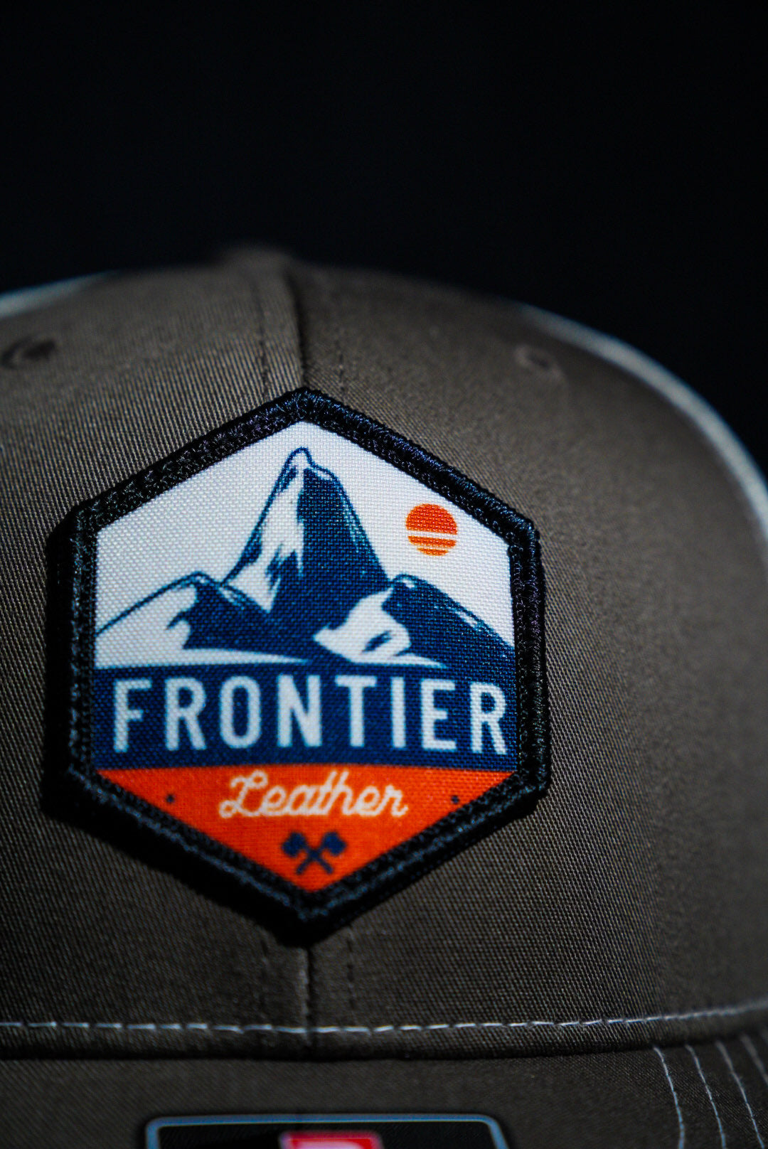 Trucker hat - Brown - Mountain patch