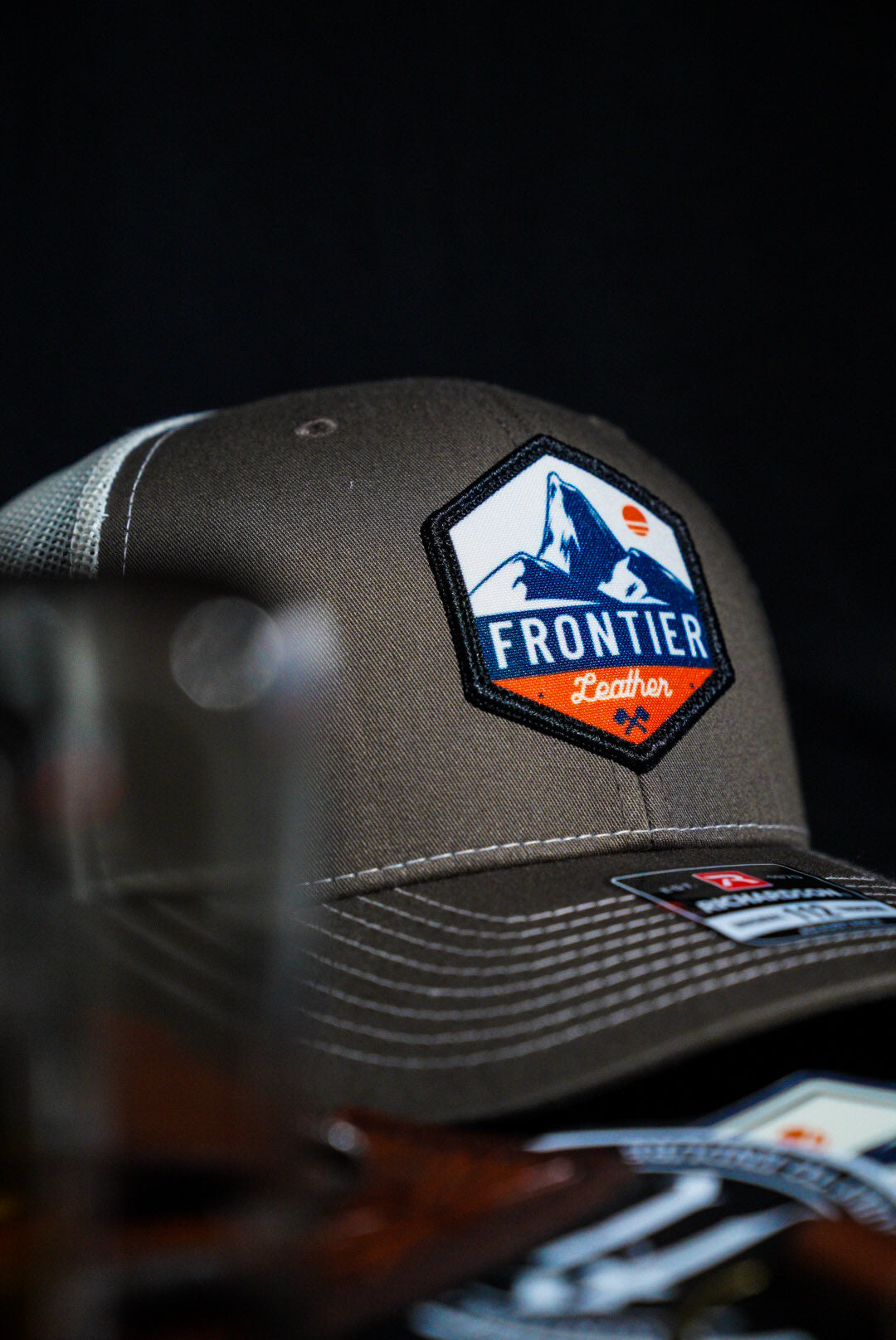 Trucker hat - Brown - Mountain patch
