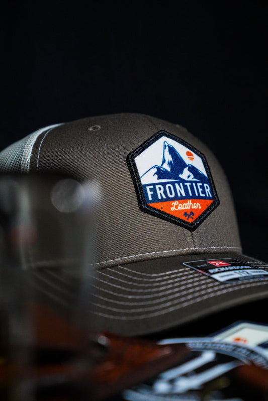 Trucker hat - Brown - Mountain patch