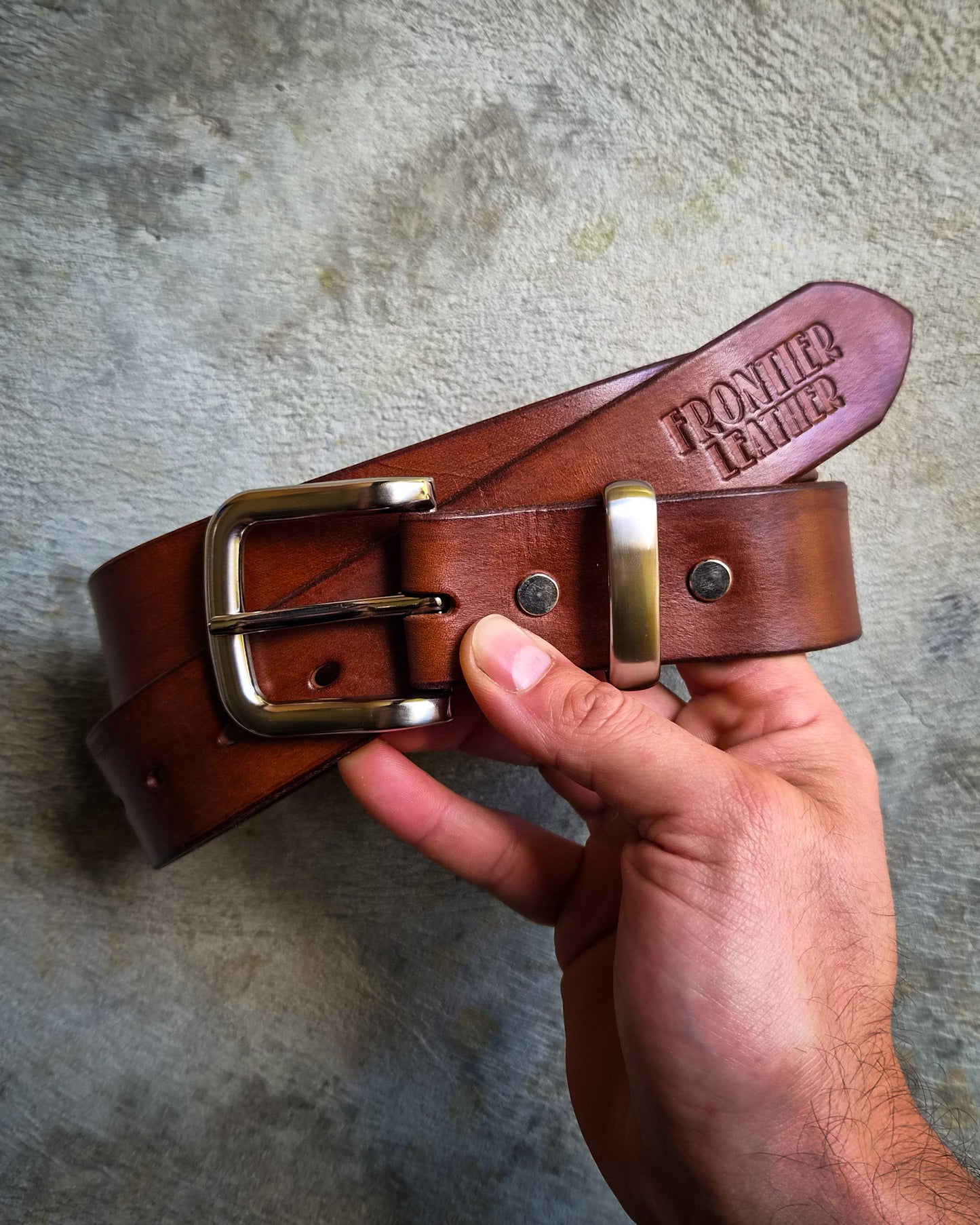 The STOCKMAN Belt - Leather Work Belt