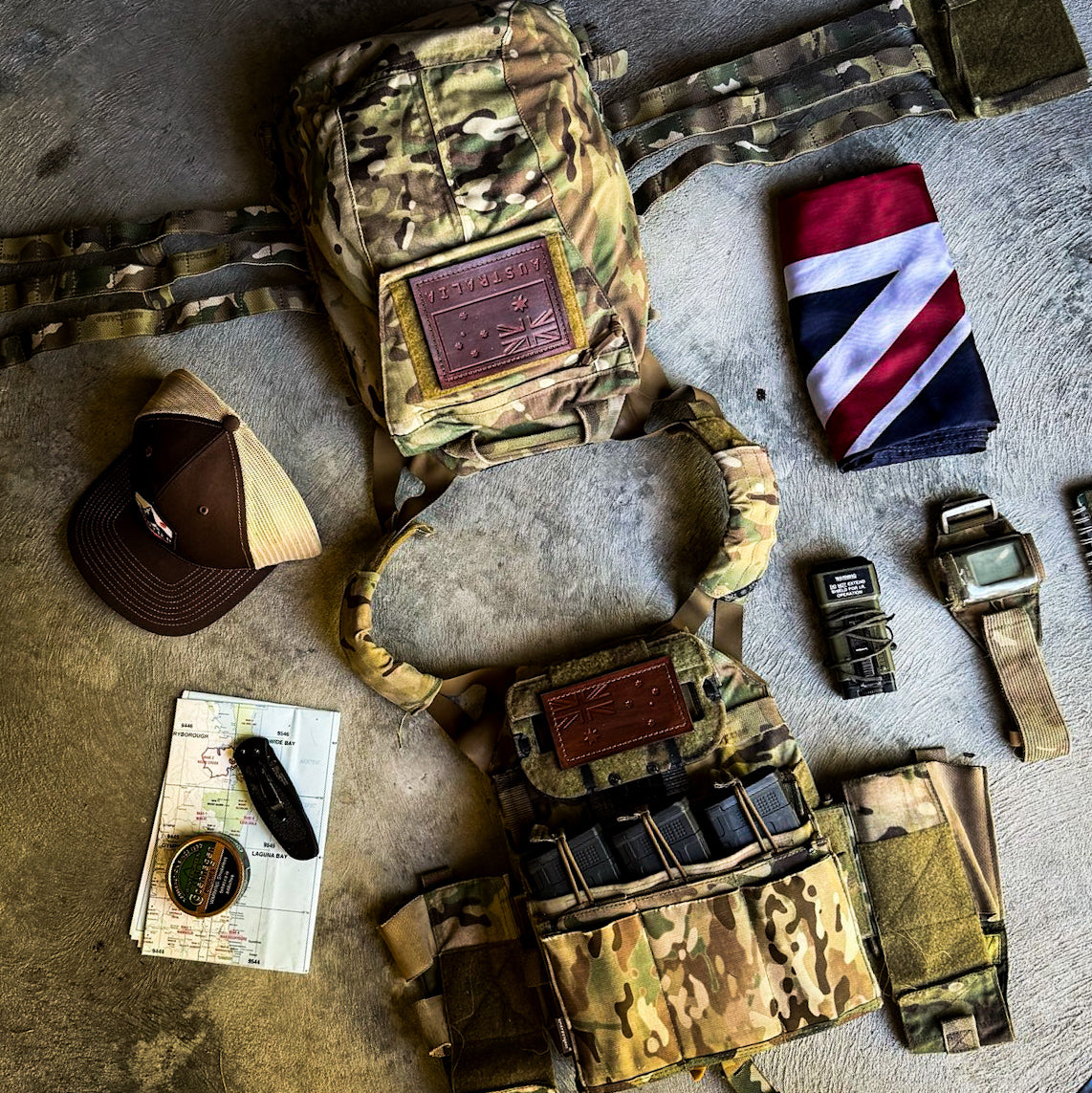 Frontier Leather Australia patch - Large size