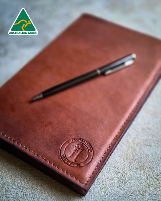 Executive Leather Notebook Cover – Large (A5) Moleskine Cover