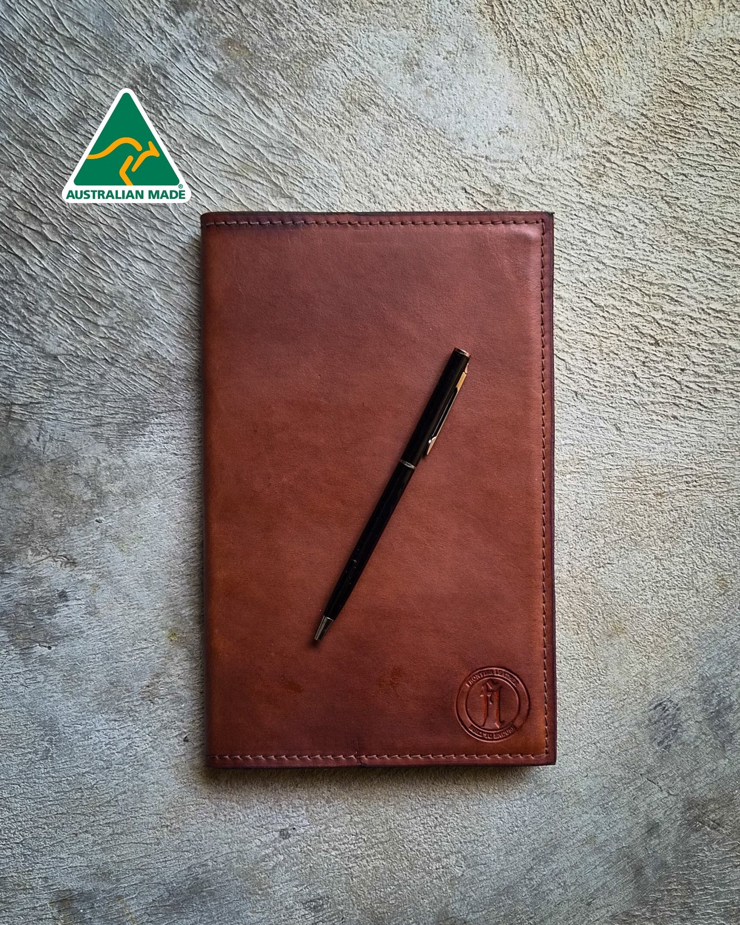 Executive Leather Notebook Cover – Large (A5) Moleskine Cover